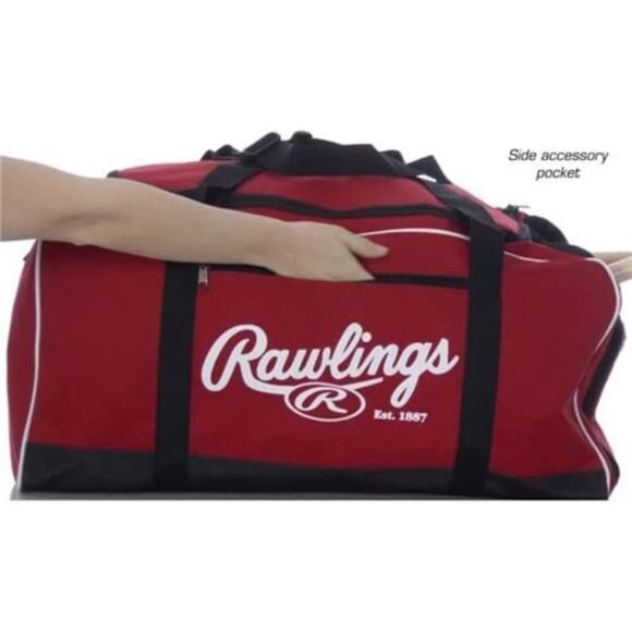 Baseball Softball Duffle Bag Equipment Sports Gym Bag Bat Sleeve Shoe Compartmen - Picture 6 of 8